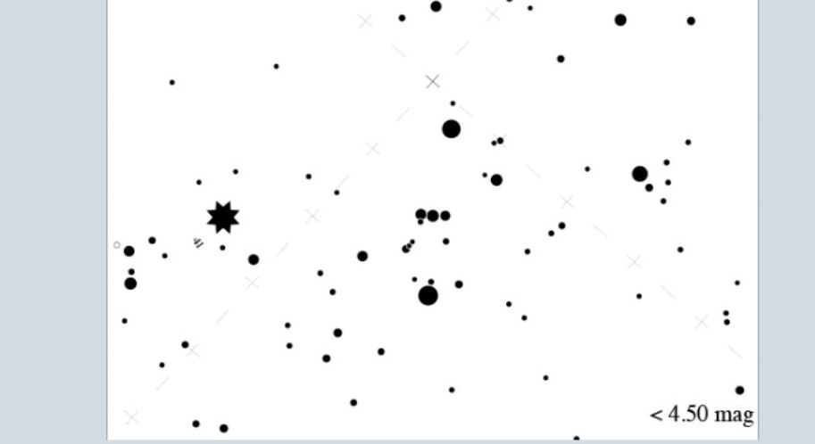 Referentiebeeld voor grensmagnitude 4