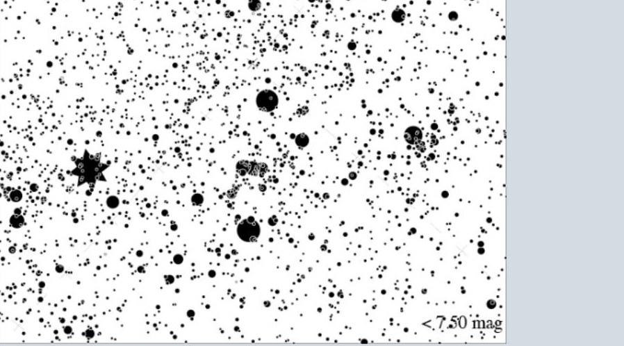Referentiebeeld voor grensmagnitude 7